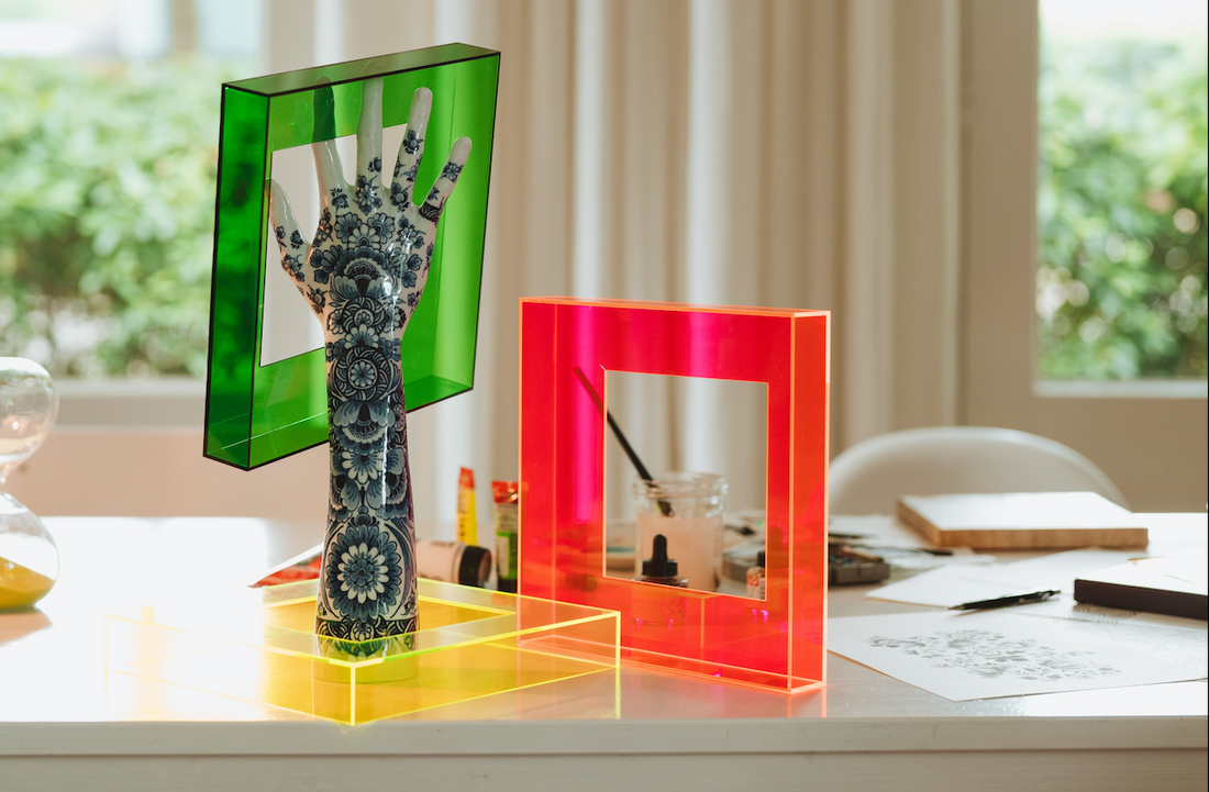 Stijl je huis met plexiglas kunst