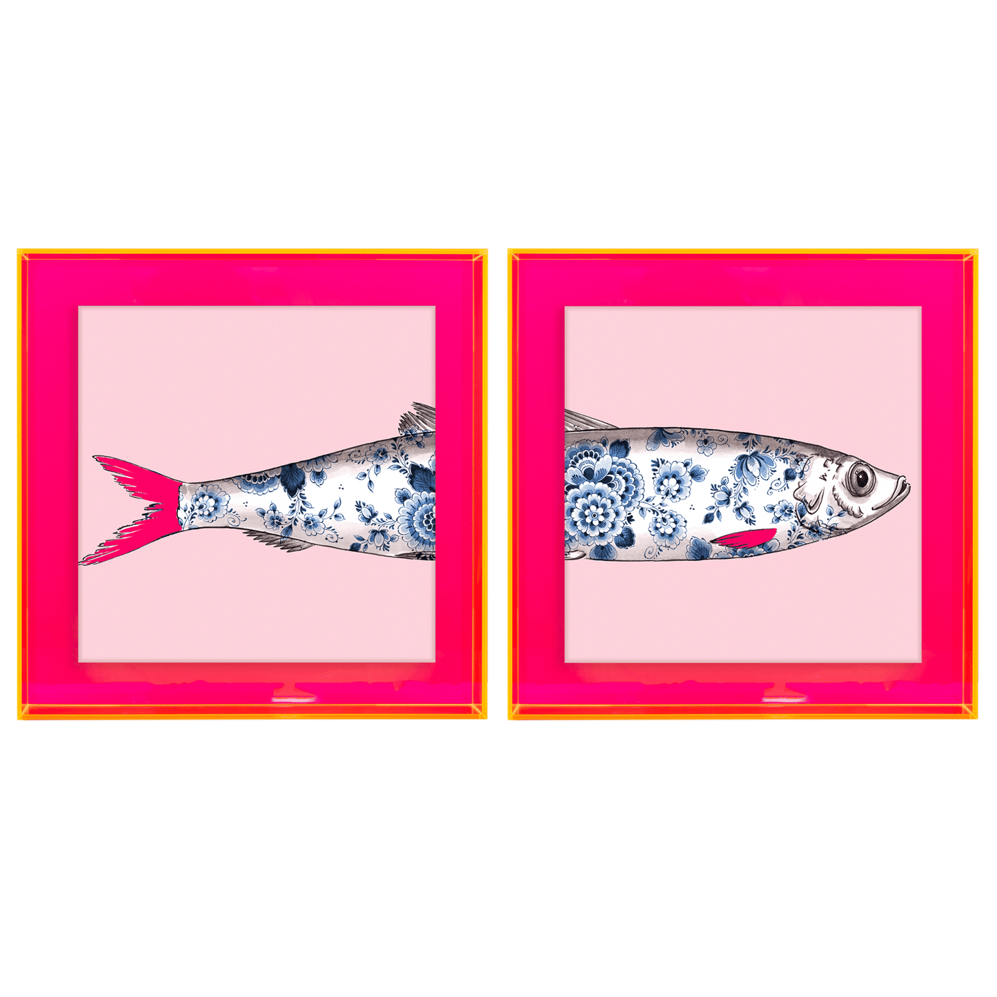 Funky Fish Haring Roze tweeluik