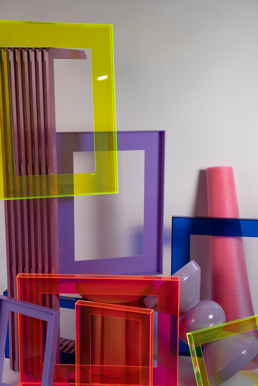 Baklijst (neon) in diverse kleuren 36x46 cm