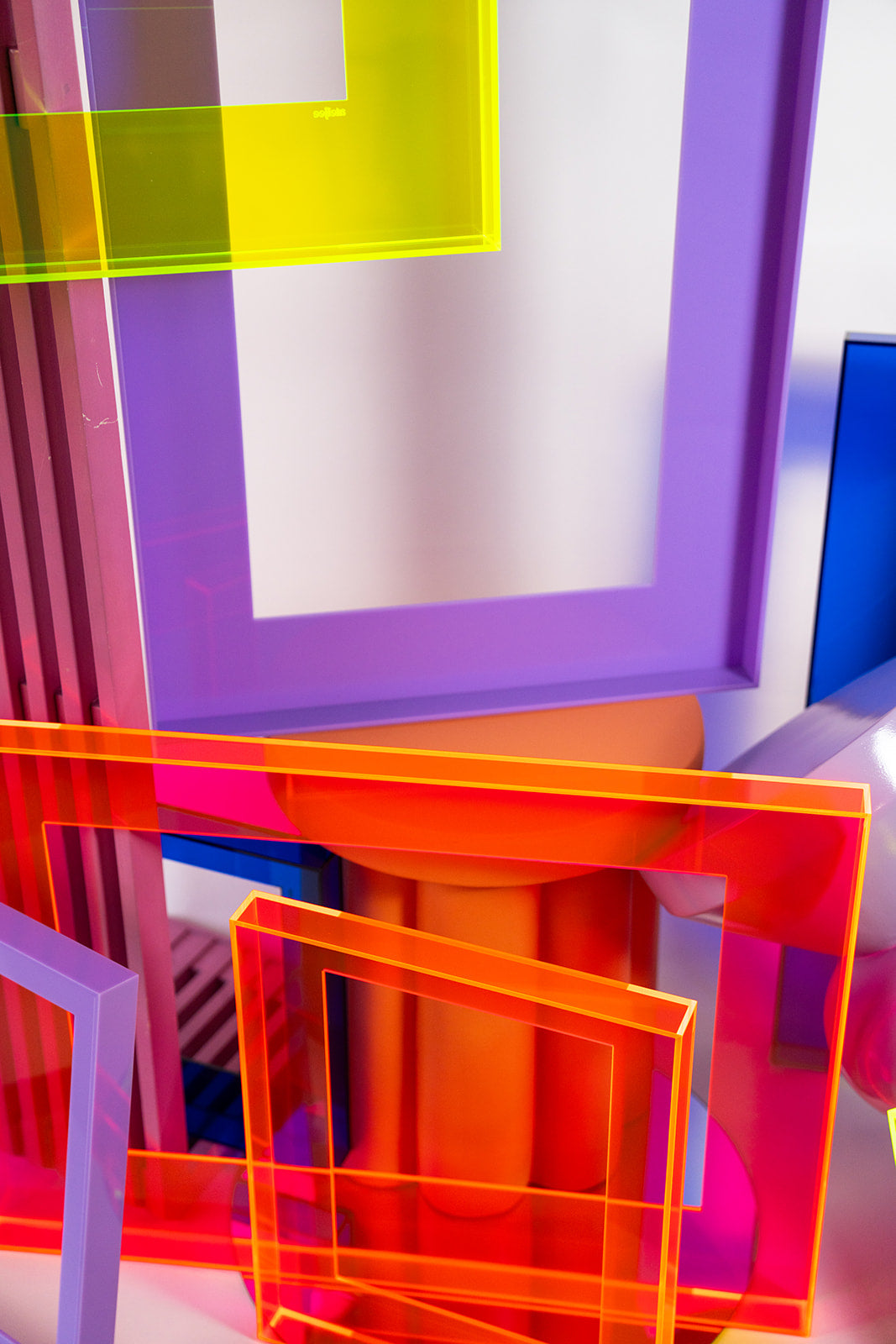 Baklijst (neon) in diverse kleuren 36x46 cm