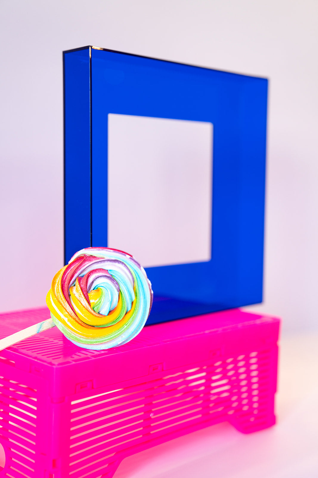 Baklijst (neon) in diverse kleuren 26x26 cm