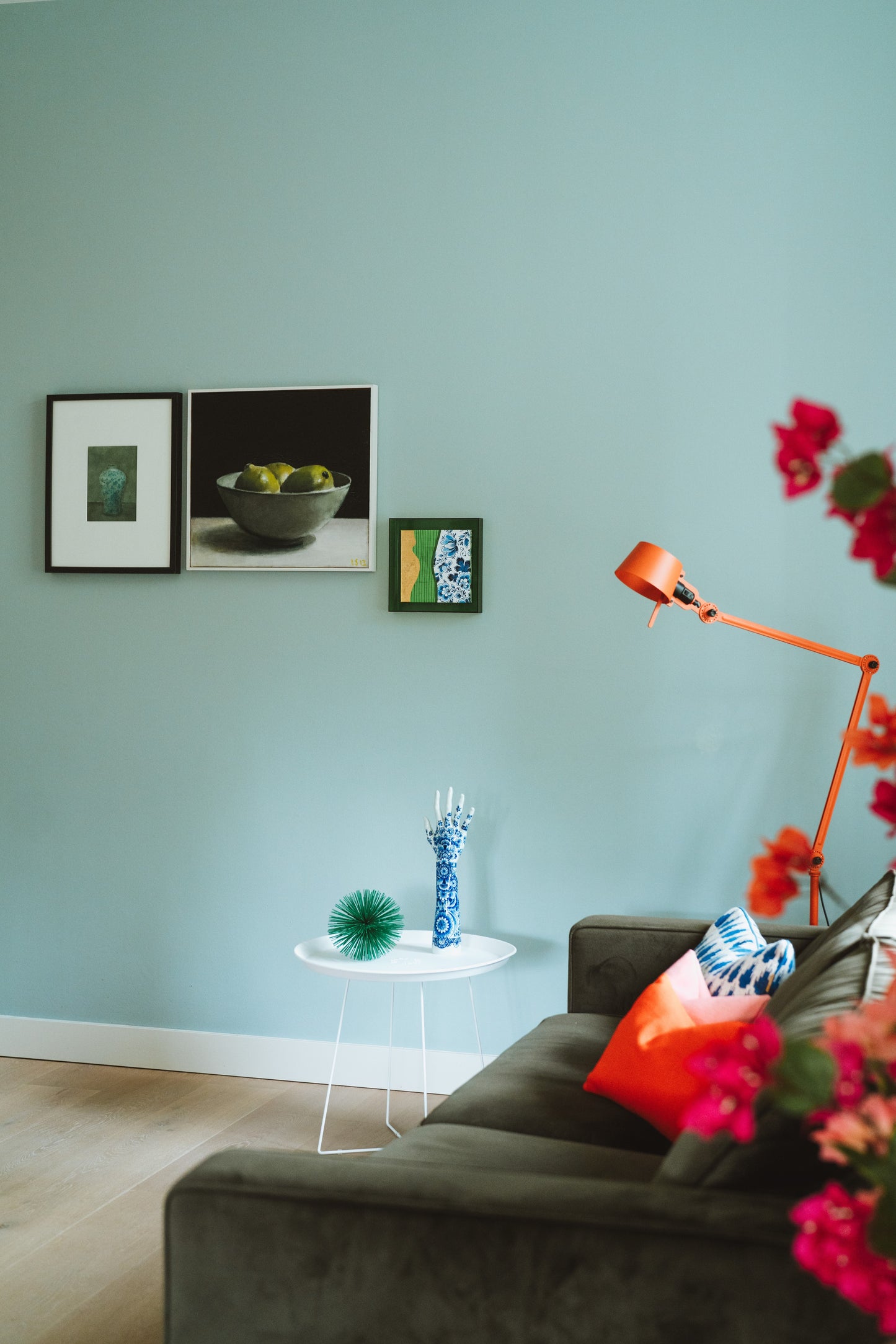 Modern delfts blauw 'groen'