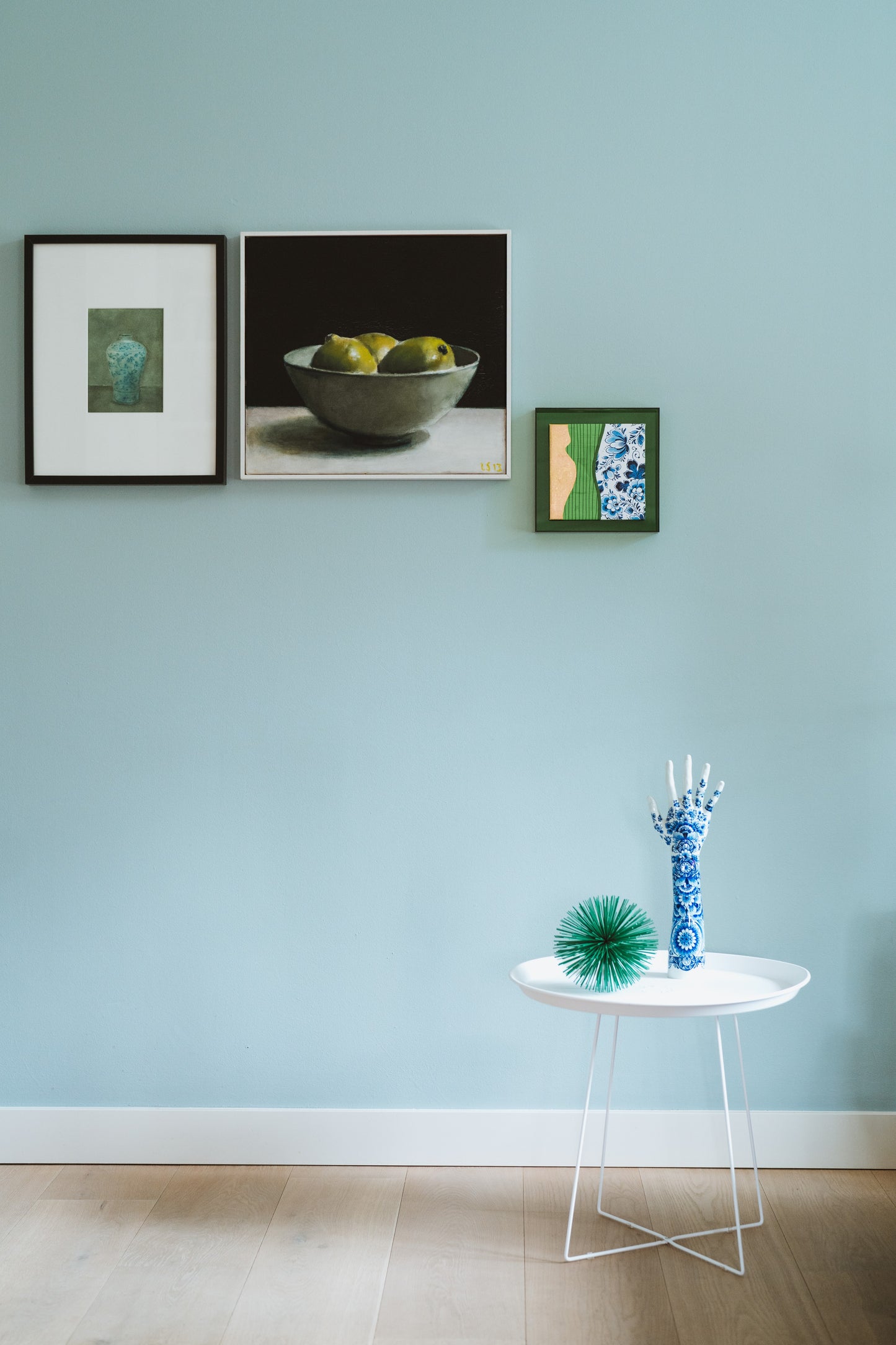 Modern delfts blauw 'groen'
