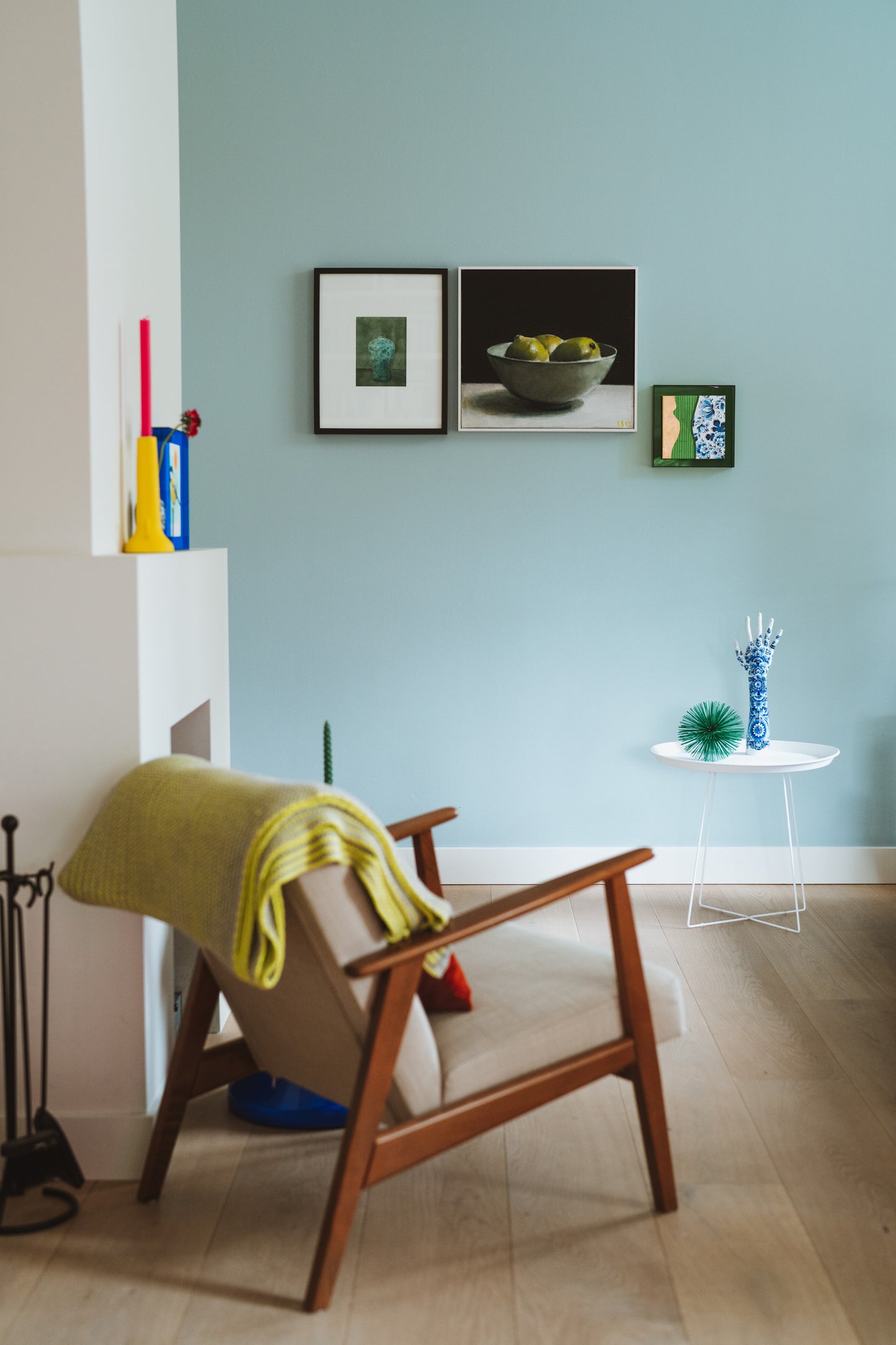 Modern delfts blauw 'groen'