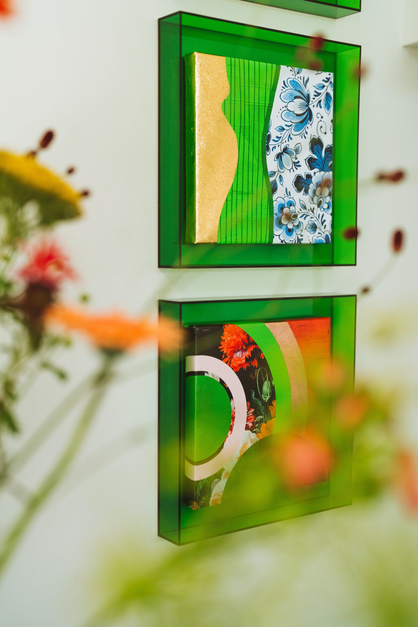 Modern delfts blauw 'groen'
