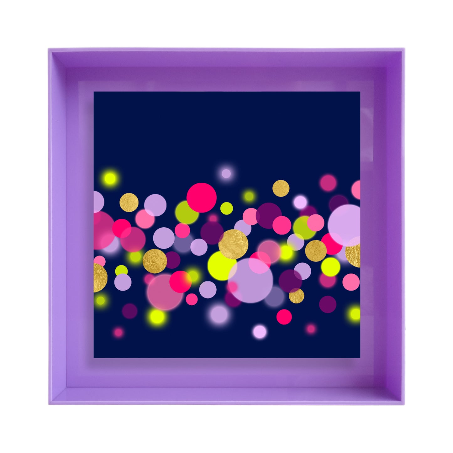 Confetti donkerblauw met goud