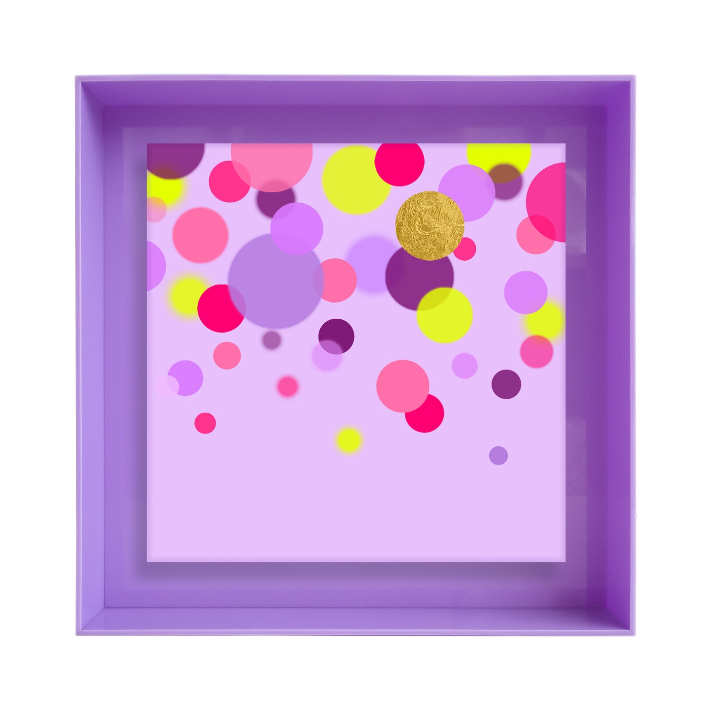 Confetti lila met goud