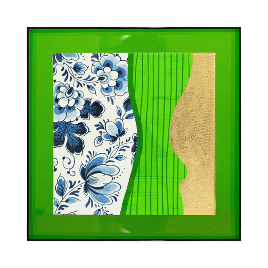 Modern delfts blauw 'groen'