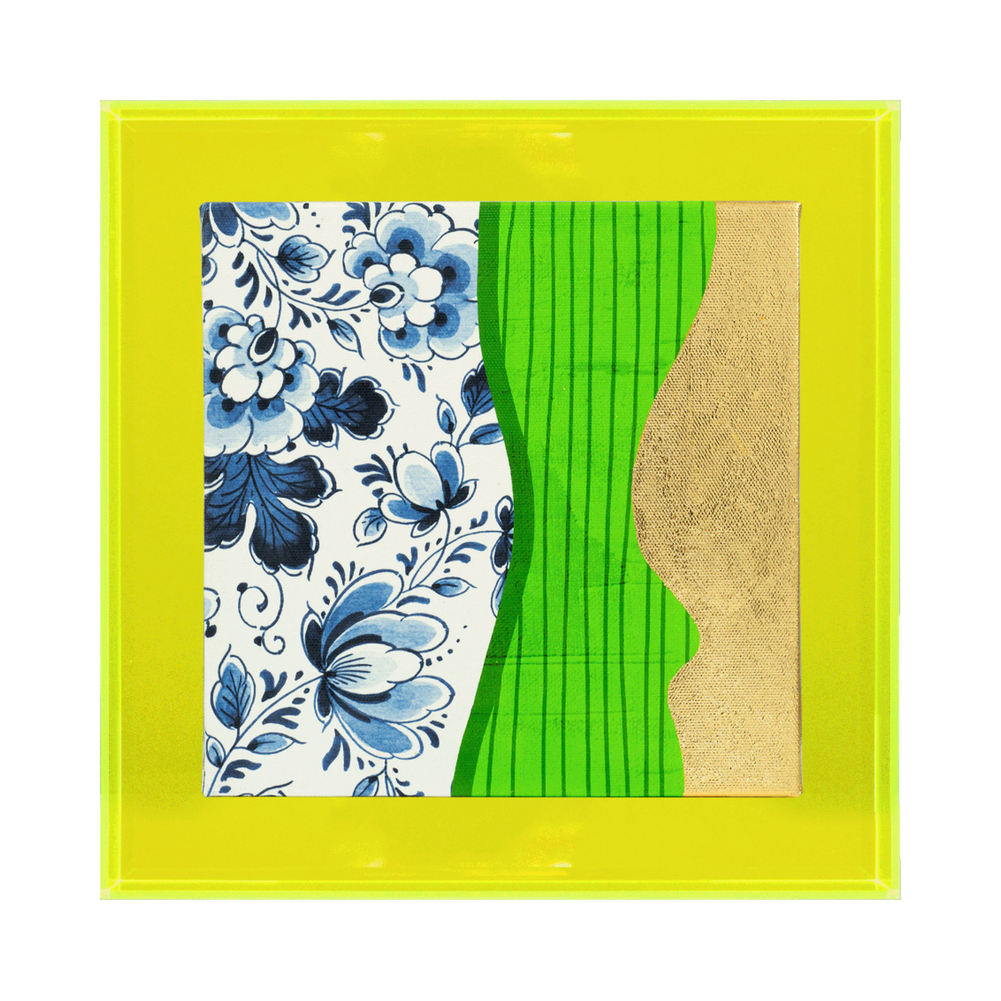 Modern delfts blauw 'groen'