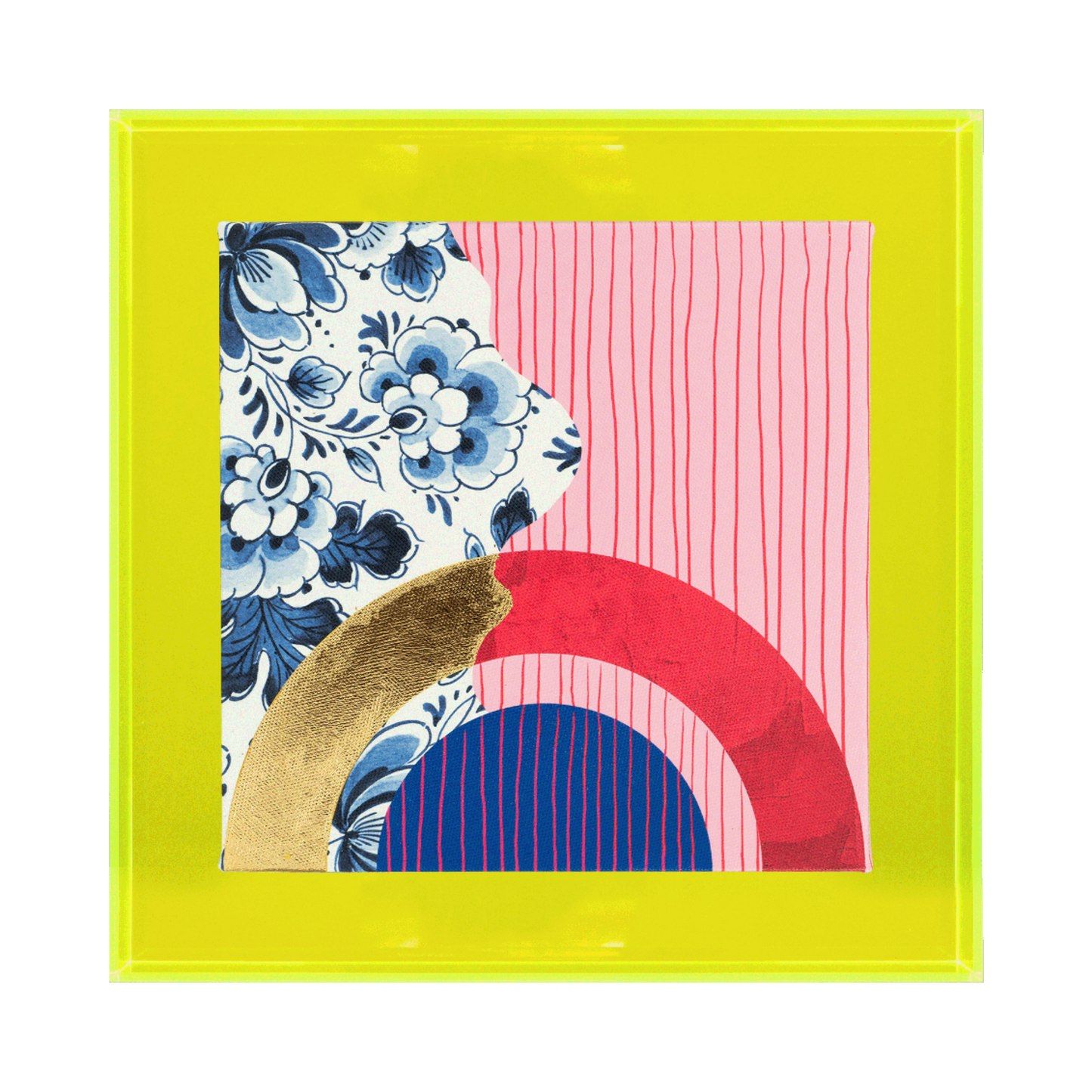 Modern delfts blauw 'roze'