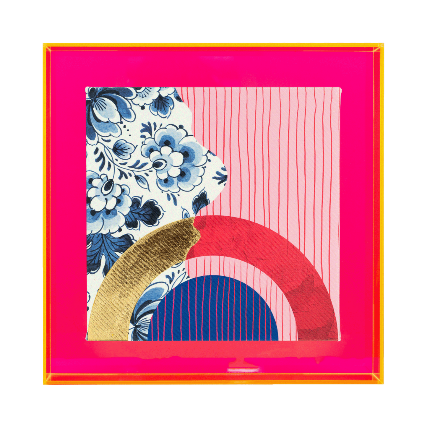 Modern delfts blauw 'roze'