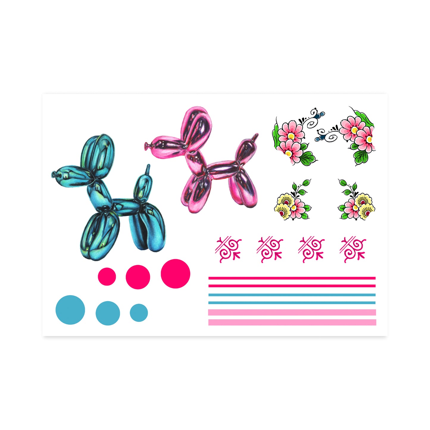 DIY losse vellen uit de pakketten