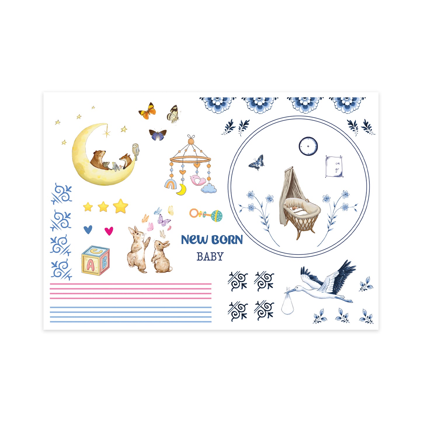 DIY losse vellen uit de pakketten