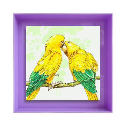 Birds of paradise 'Gele papegaaien'