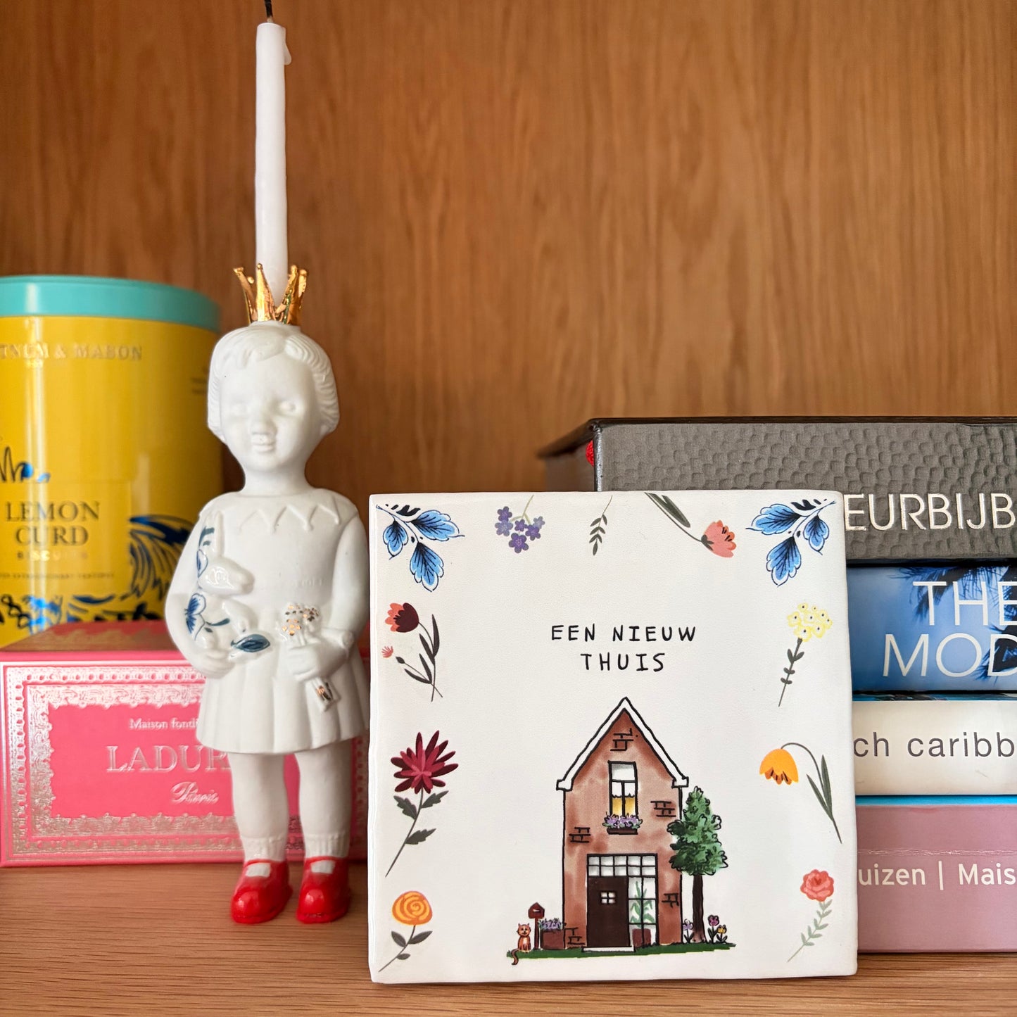 DIY tegel met lijstje Nieuw Huis