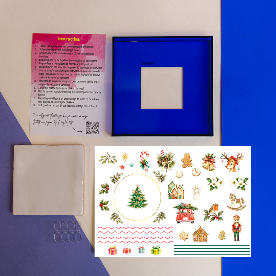 DIY Fliese mit Rahmen Muttertag