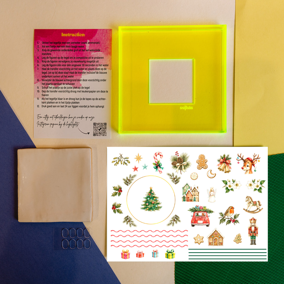 DIY Fliese mit Rahmen Muttertag