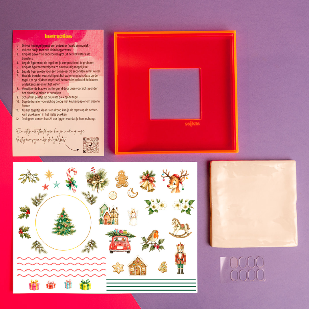DIY Fliese mit Rahmen Muttertag