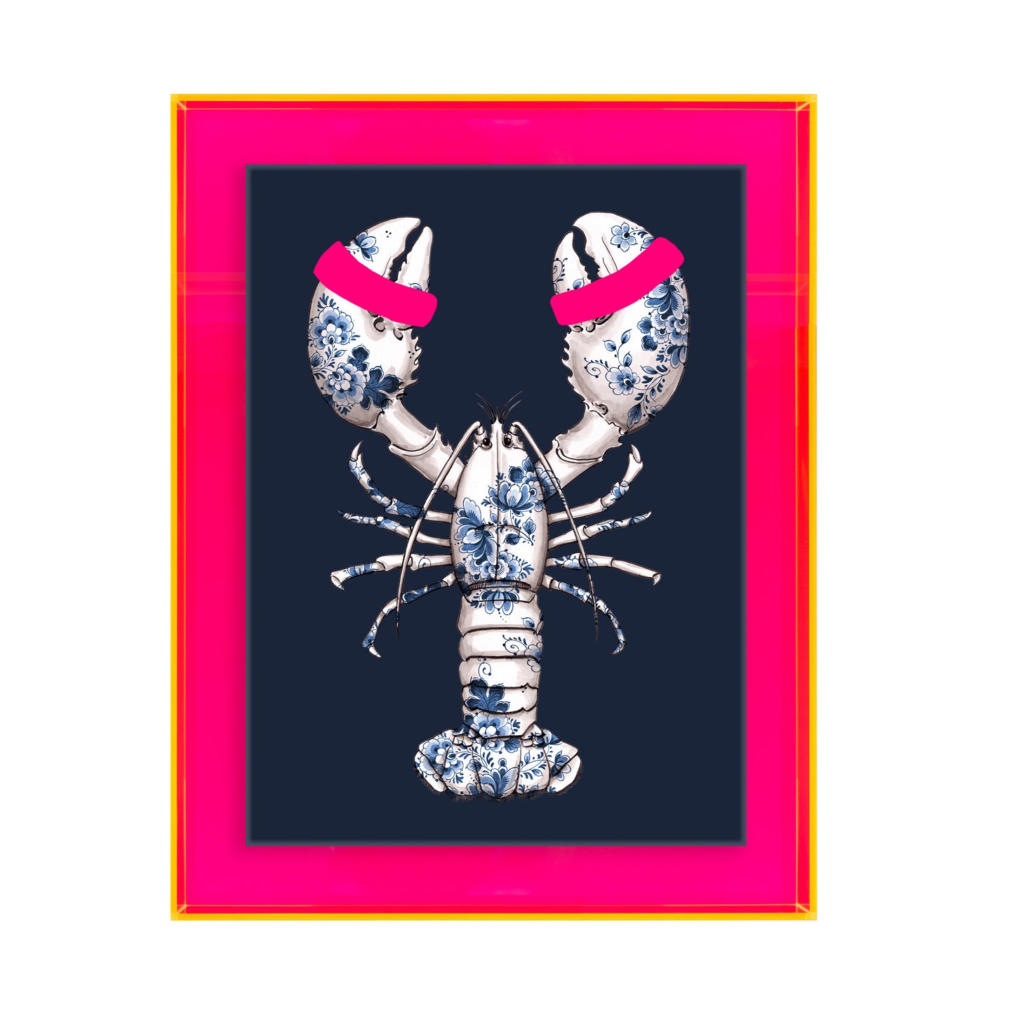Funky Fish Kreeft blauw