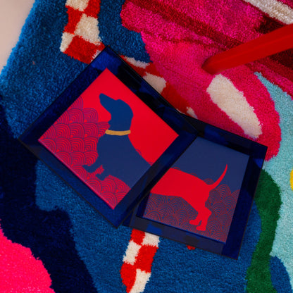 Te-e-eckel Roze/Blauw