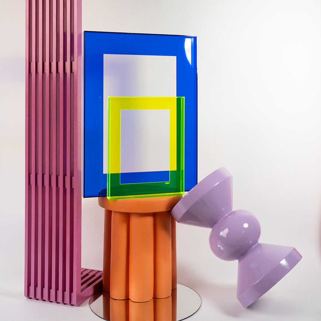 Baklijst (neon) in diverse kleuren 56x76 cm