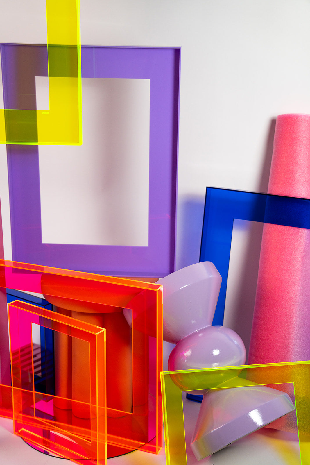 Baklijst (neon) in diverse kleuren 56x76 cm