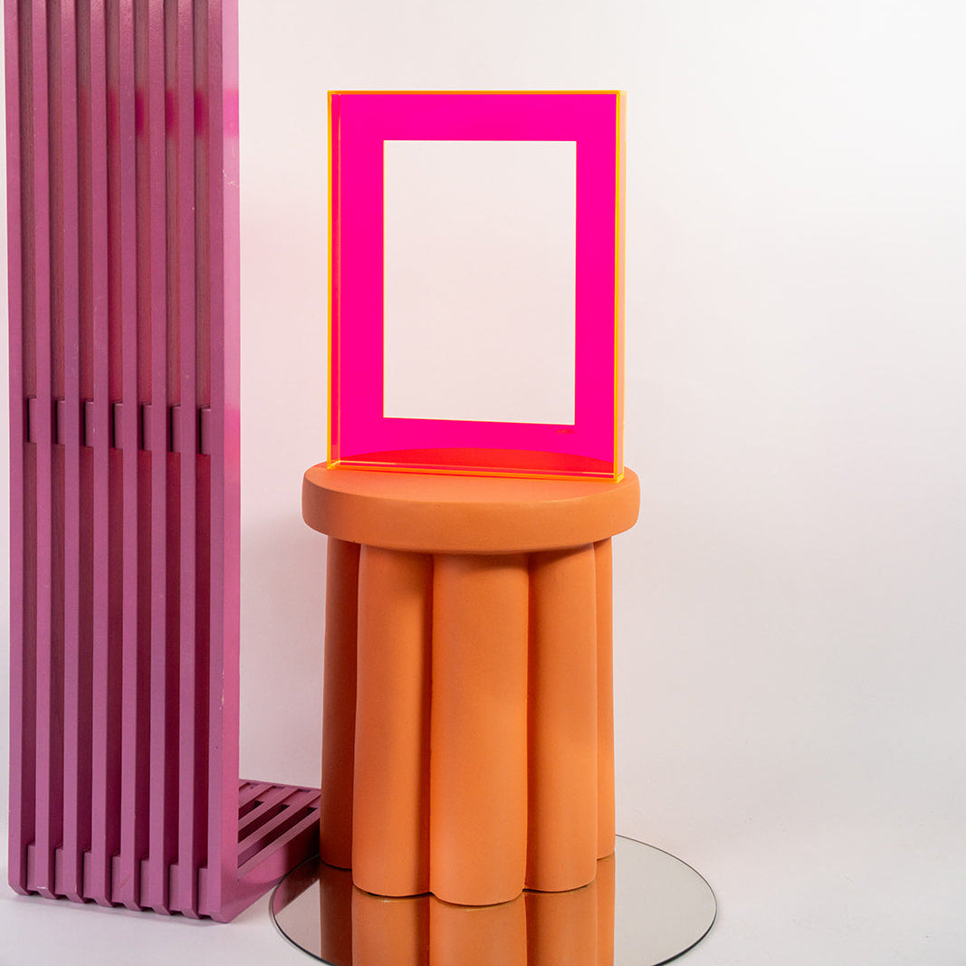 Baklijst (neon) in diverse kleuren 36x46 cm