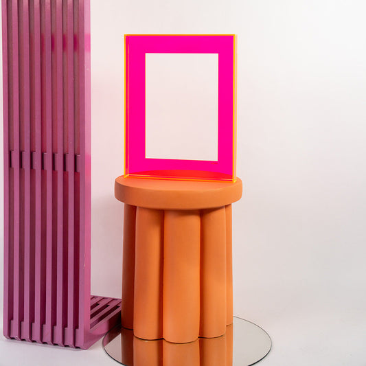 Baklijst (neon) in diverse kleuren 36x46 cm