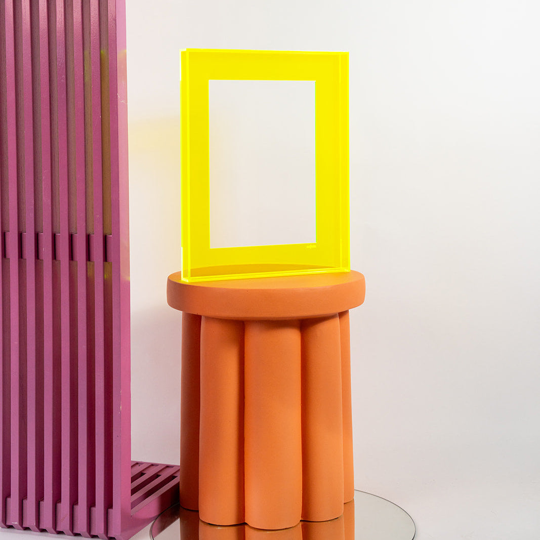 Baklijst (neon) in diverse kleuren 36x46 cm