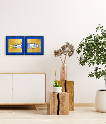 Funky Fish Haring Goud tweeluik