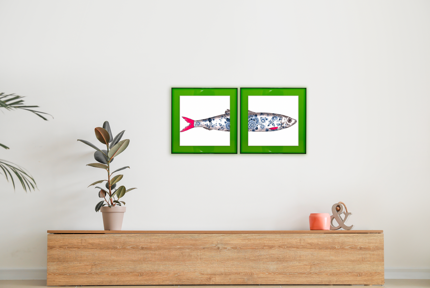 Funky Fish Haring Wit tweeluik
