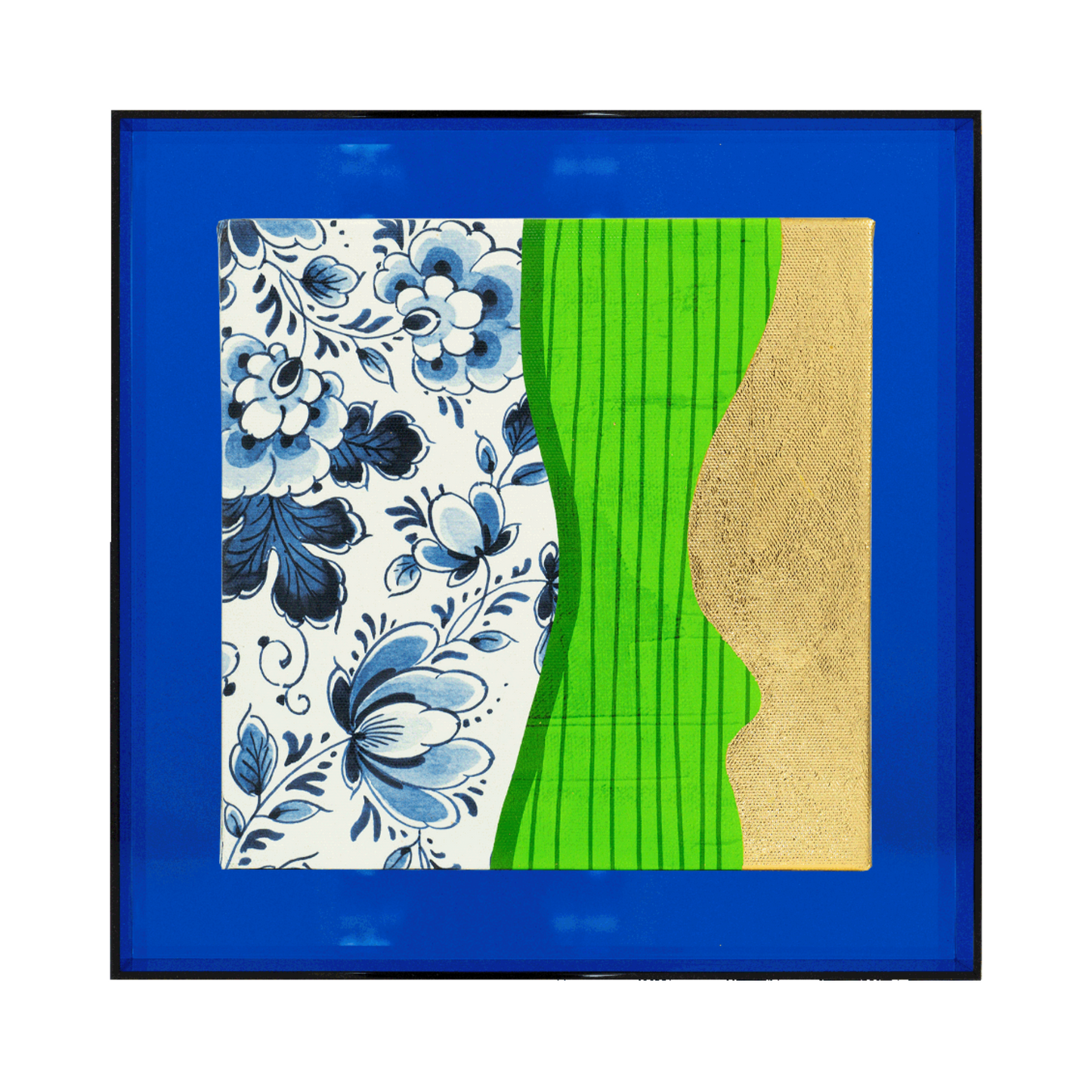 Modern delfts blauw 'groen'
