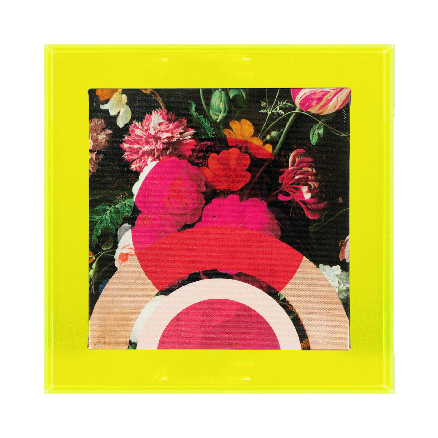 Stille bloemen roze 'bladgoud brons'