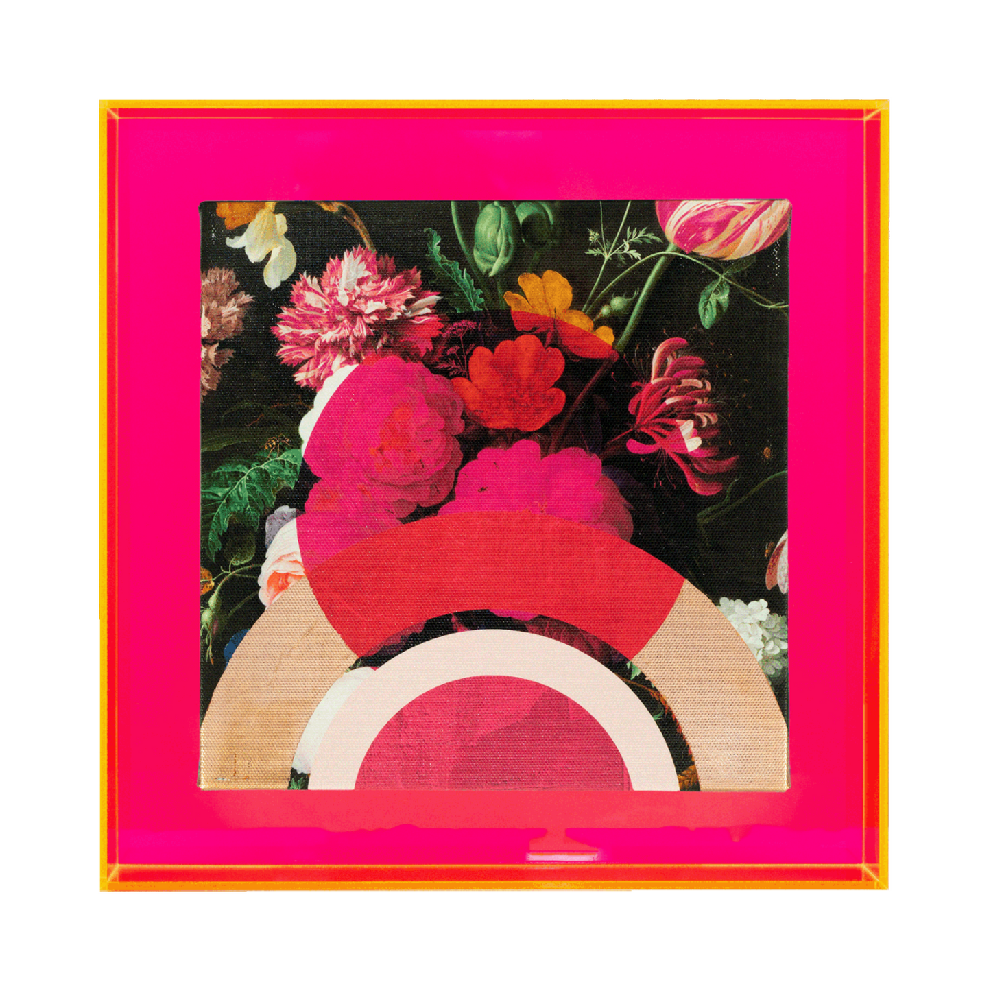 Stille bloemen roze 'bladgoud brons'