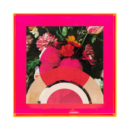 Stille bloemen roze 'bladgoud brons'